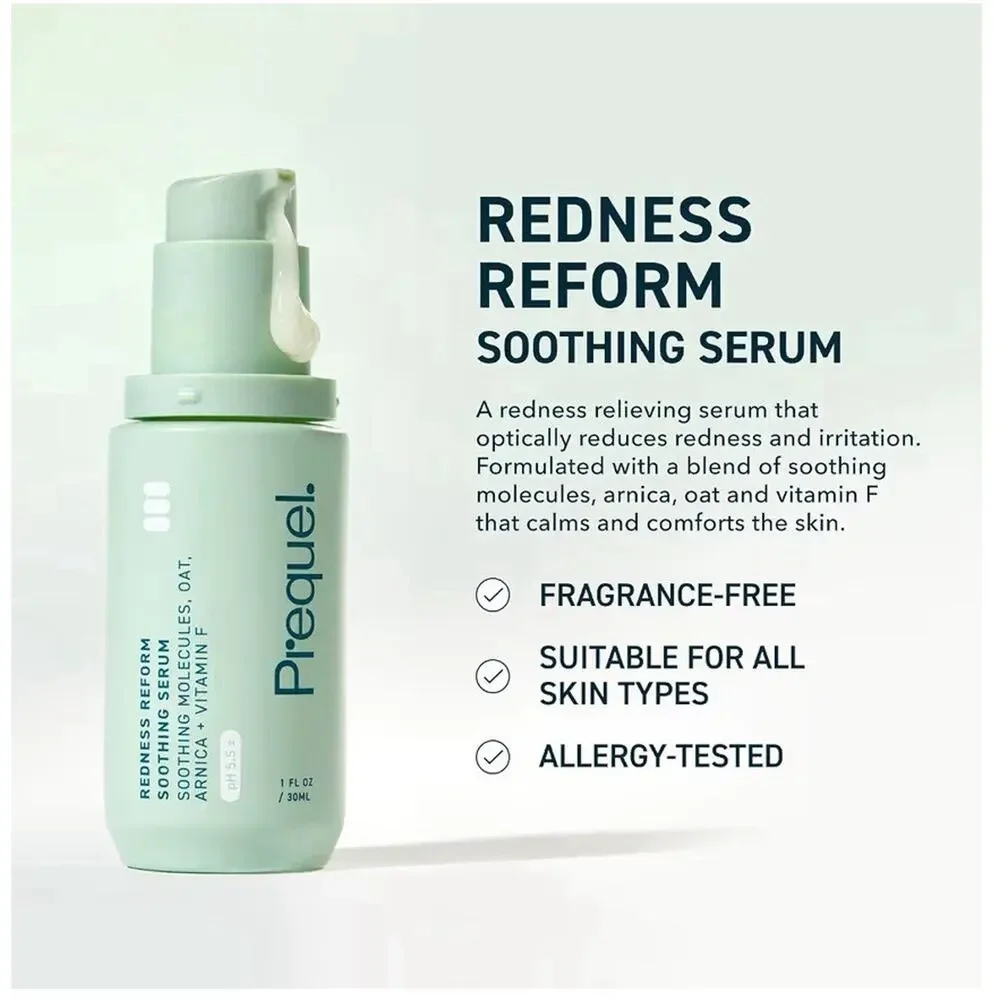Prequel Redness Reform Soothing Serum 1oz Calming Face Serum